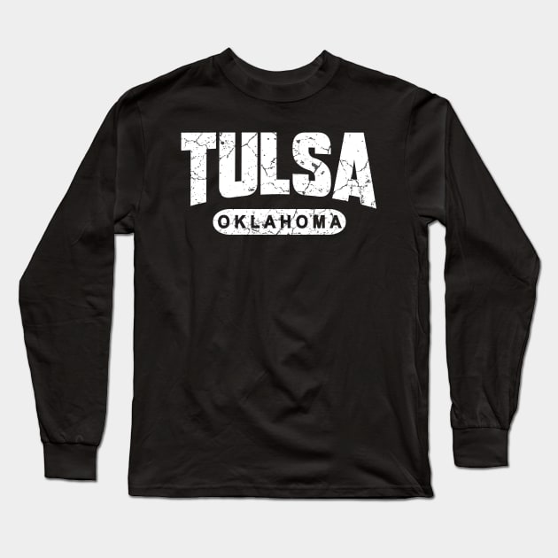 Tulsa Oklahoma Long Sleeve T-Shirt by Mila46